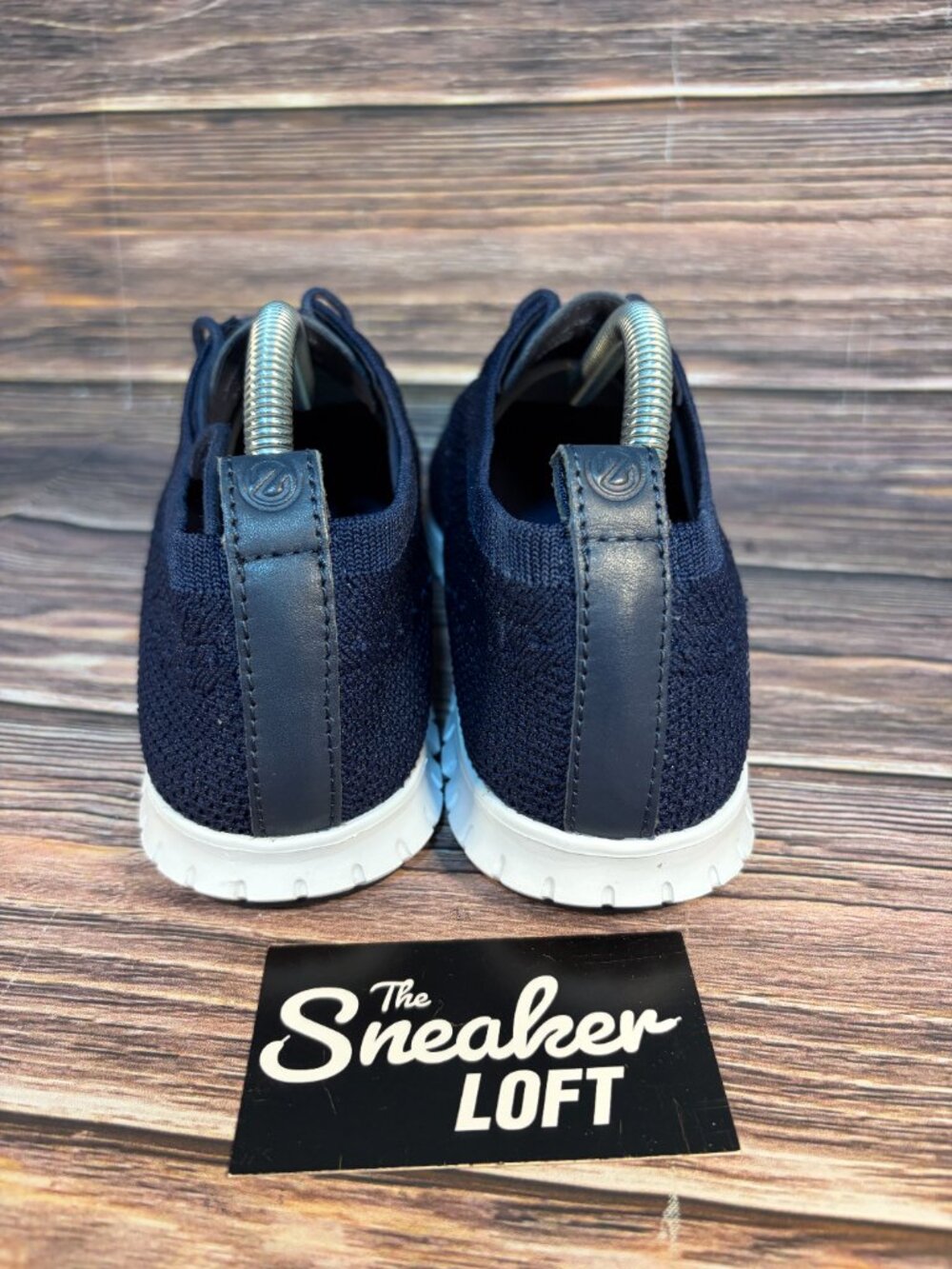 Cole Haan Zerogrand Stitchlite Oxford Navy Blue Knit Women's Shoes Size 10.5 - Picture 4 of 8